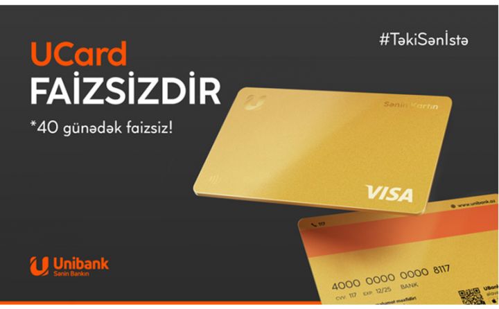 Unibankdan ölkədə bir ilk- multivalyutalı bank kartı