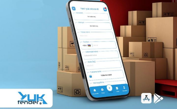 Yükdaşımada inqilab edən mobil tətbiq - "YÜK TENDER"