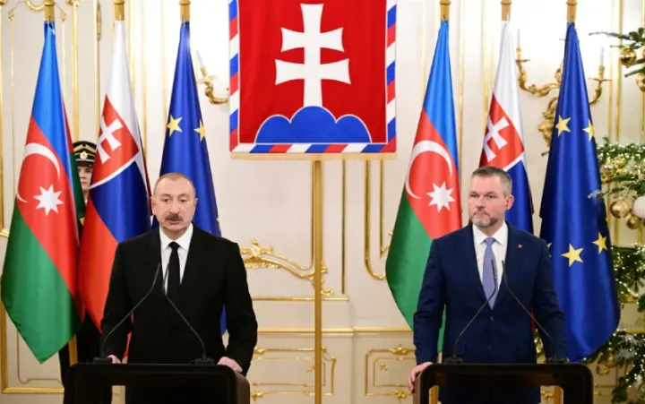 Azərbaycan və Slovakiya prezidentləri mətbuata bəyanatları- TAM VERSİYA