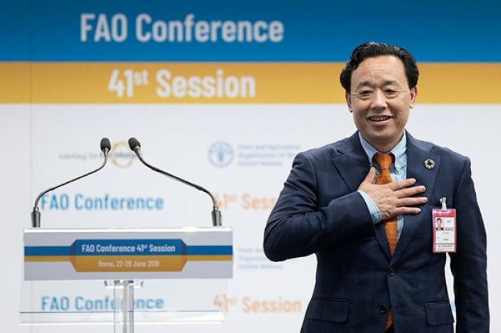 Çin nümayəndəsi FAO-nun baş direktoru seçilib