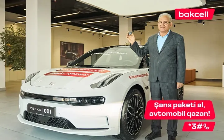 Fizuli Həsənov 7-ci “Zeekr 001”i uddu