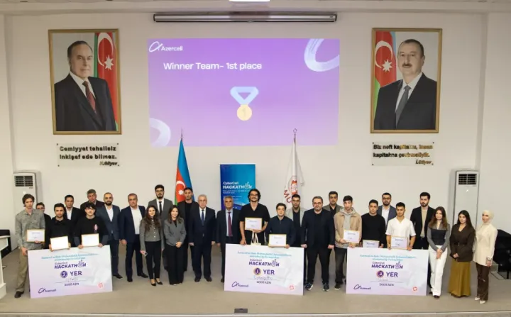 Azercell “CyberCell Hackathon” müsabiqəsinin qaliblərini elan etdi