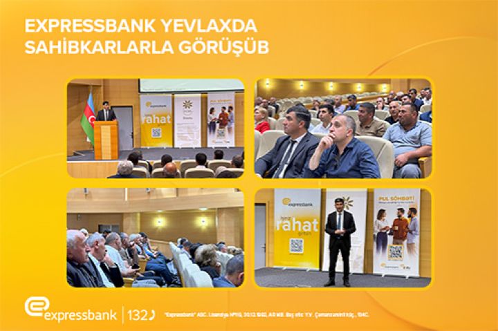 Expressbank Yevlaxda 50-dən çox sahibkar üçün “Maliyyə savadlılığı” təlimi keçirib